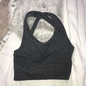 Alphalete charcoal vault bra